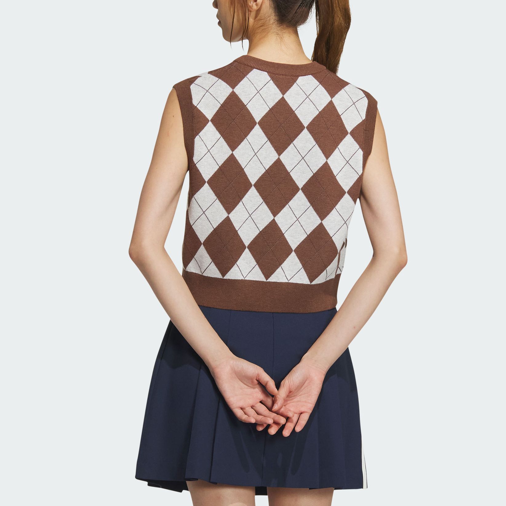 Adidas Originals Sleeveless Sports Shirts Women’s Brown/White
