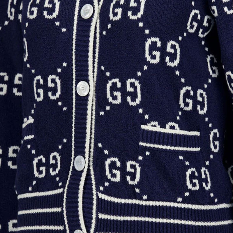 Женское худи Gucci (синее) — фото 5