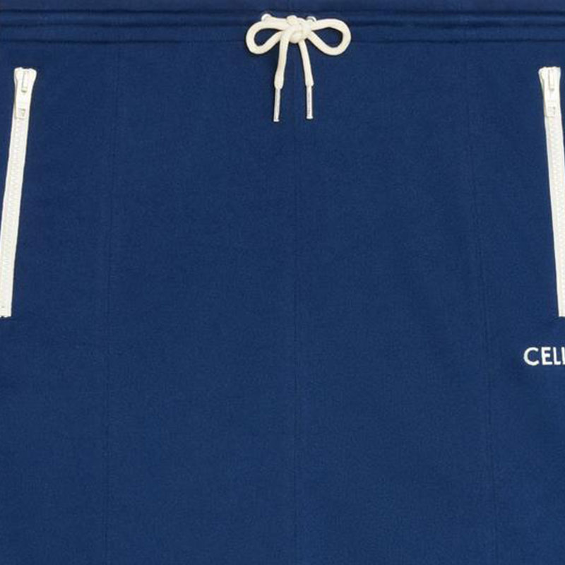 Женская футболка CELINE SS22 (синяя) — фото 4