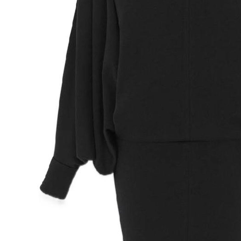 Женское платье SAINT LAURENT FW22 (черное) — фото 3