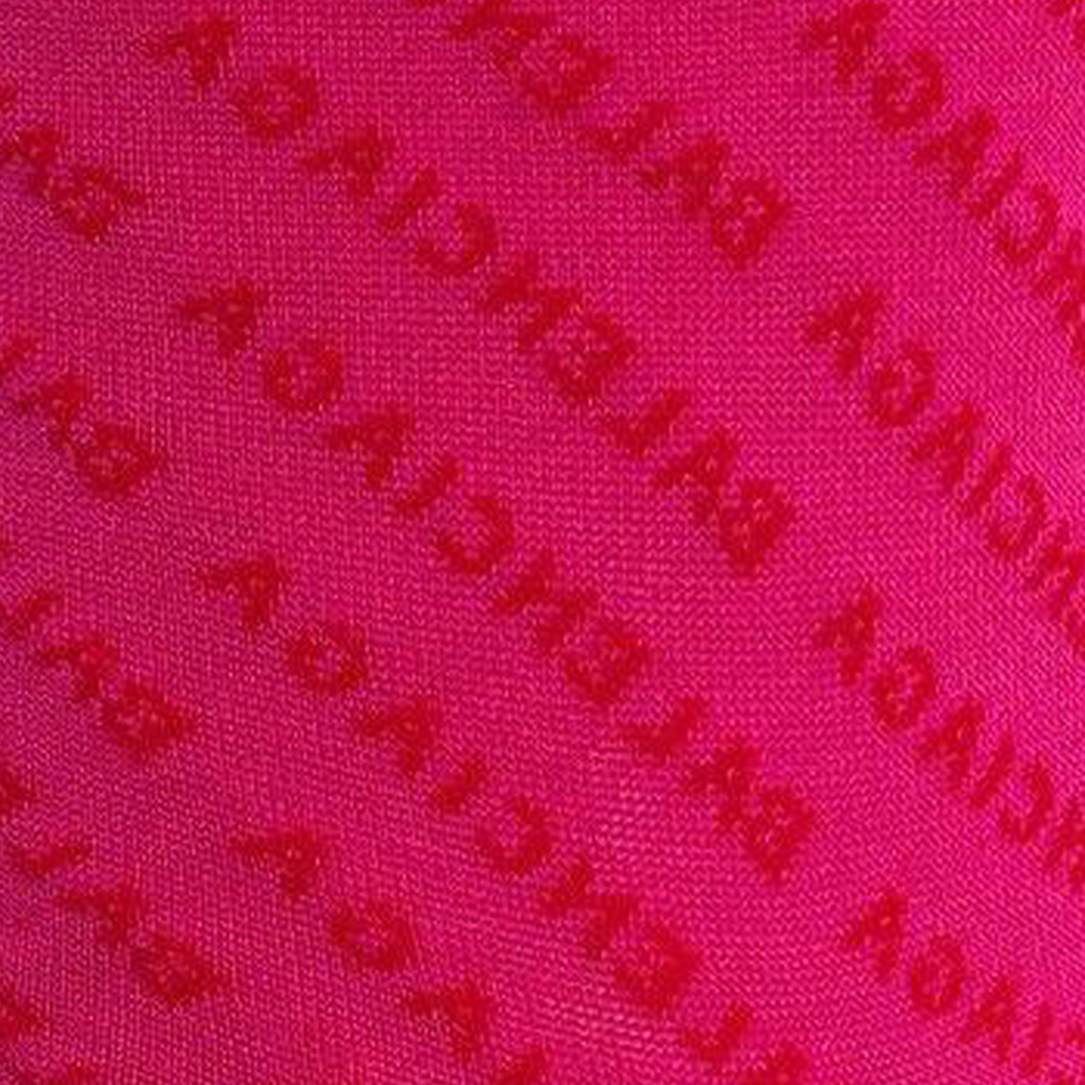 Balenciaga Logo Socks ‘Magenta/Red’