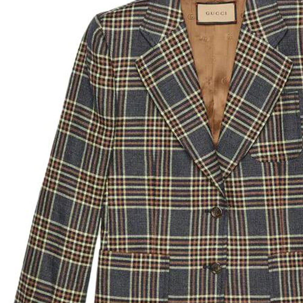 Женская куртка Gucci Jacket (коричневая) — фото 5