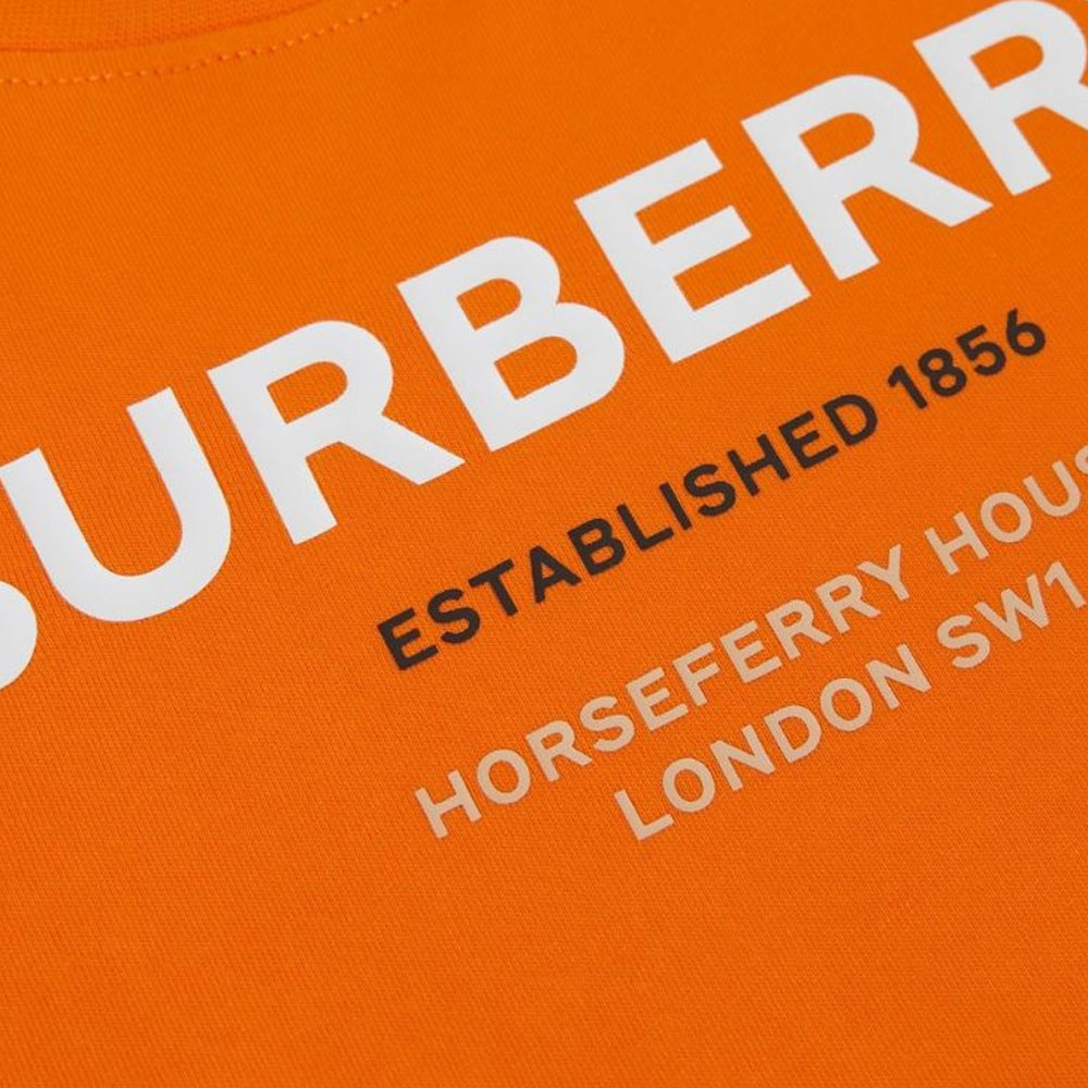 Детская футболка Burberry (белая) — фото 3