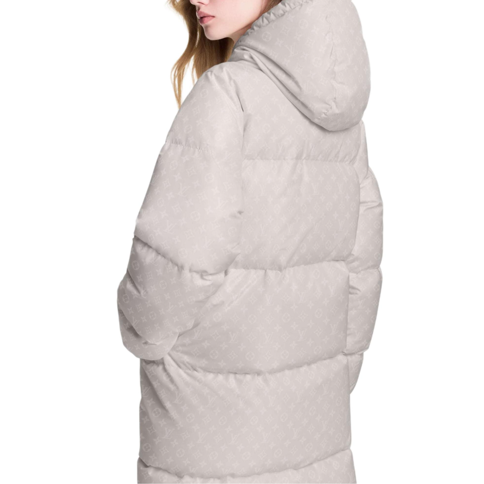 Женская куртка Louis Vuitton SKI (белая) — фото 5