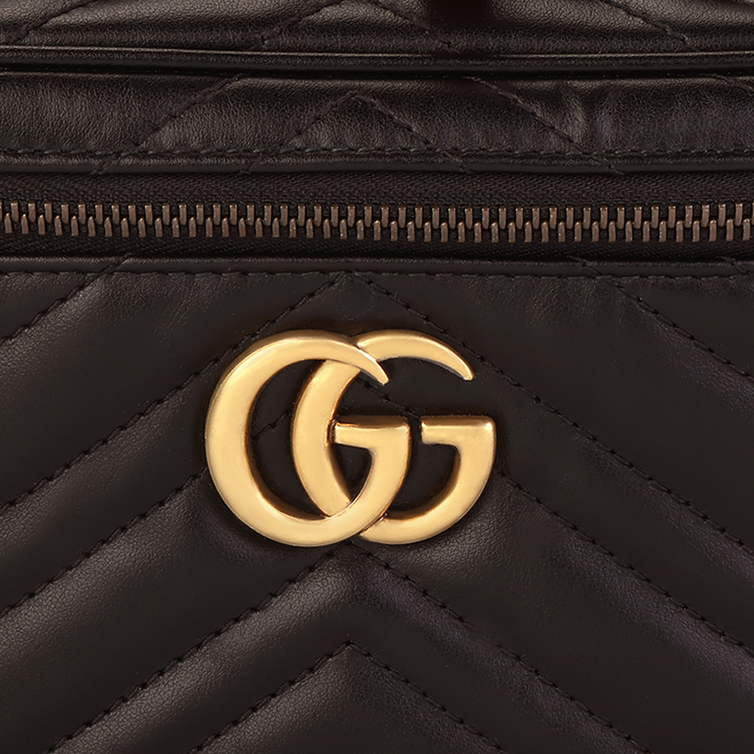 Женская сумка Gucci Marmont Logo (черная) — фото 8