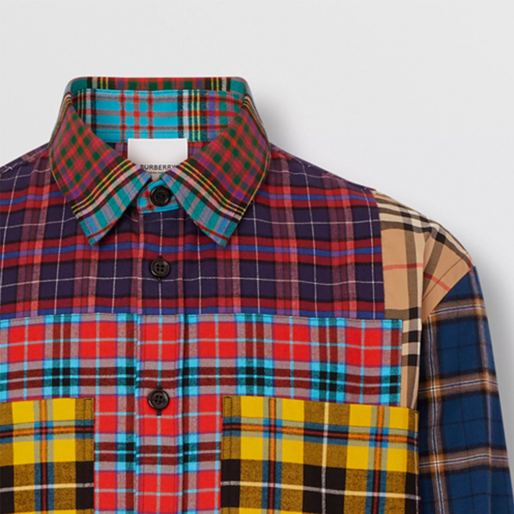 Мужская куртка Burberry (военно-морской синий в клетку) — фото 6