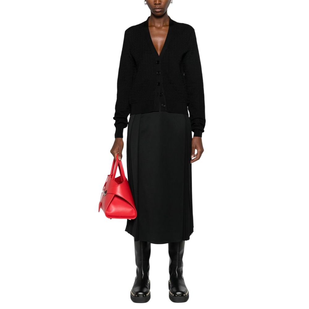 Женский свитер Givenchy FW23 V (черный) — фото 4