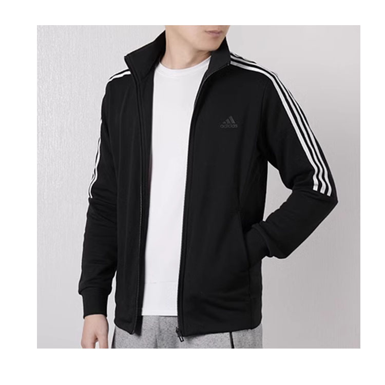 Мужская куртка adidas Tt Ft 3S (черная) — фото 5
