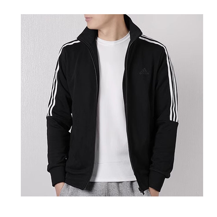 Мужская куртка adidas Tt Ft 3S (черная) — фото 6
