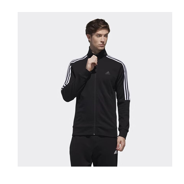 Мужская куртка adidas Tt Ft 3S (черная) — фото 4