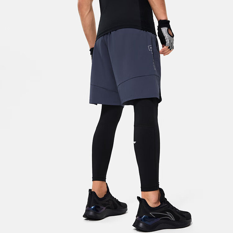 Li Ning Fitness Series Sports Pants Men’s Black Moderate