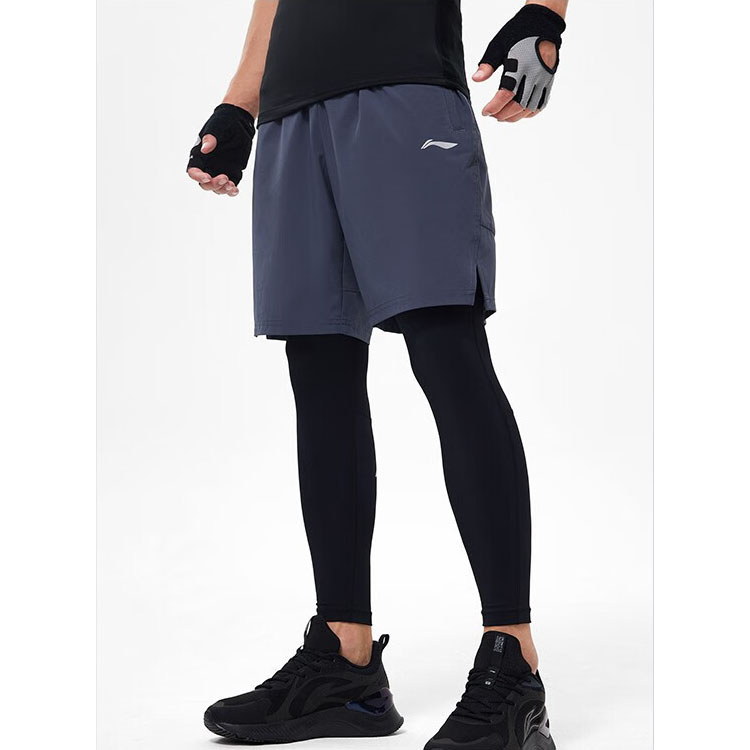 Li Ning Fitness Series Sports Pants Men’s Black Moderate