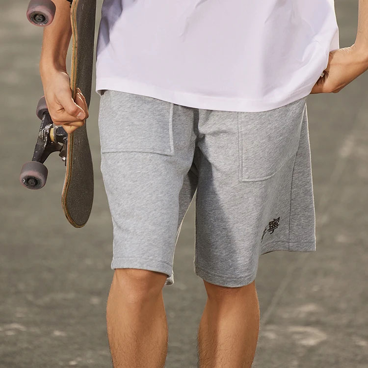 Li Ning Sports Fashion Collection Sports Shorts Men’s Heather Gray Moderate