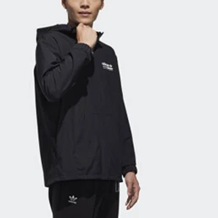 Мужская куртка adidas originals Wb Kaval Logo (черная) — фото 5