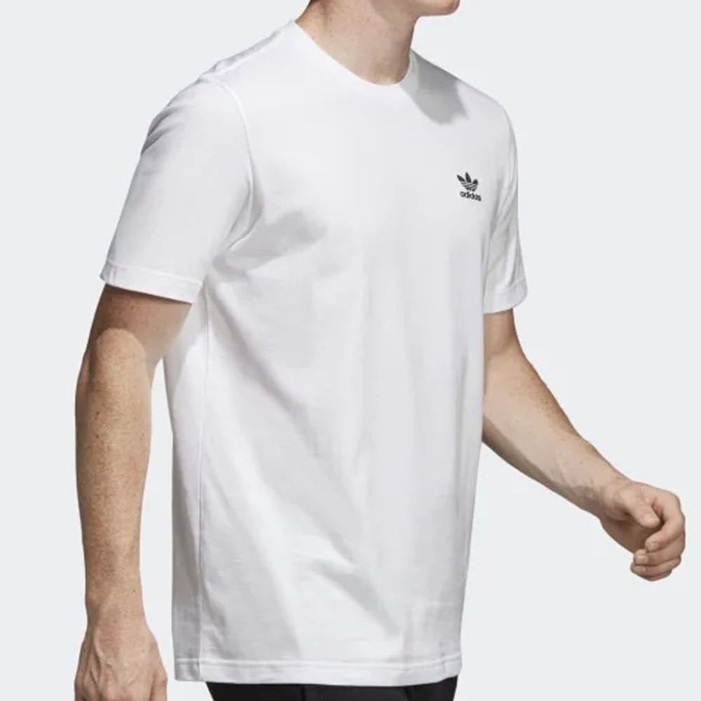 Мужская футболка adidas originals Essential Logo (белая) — фото 6