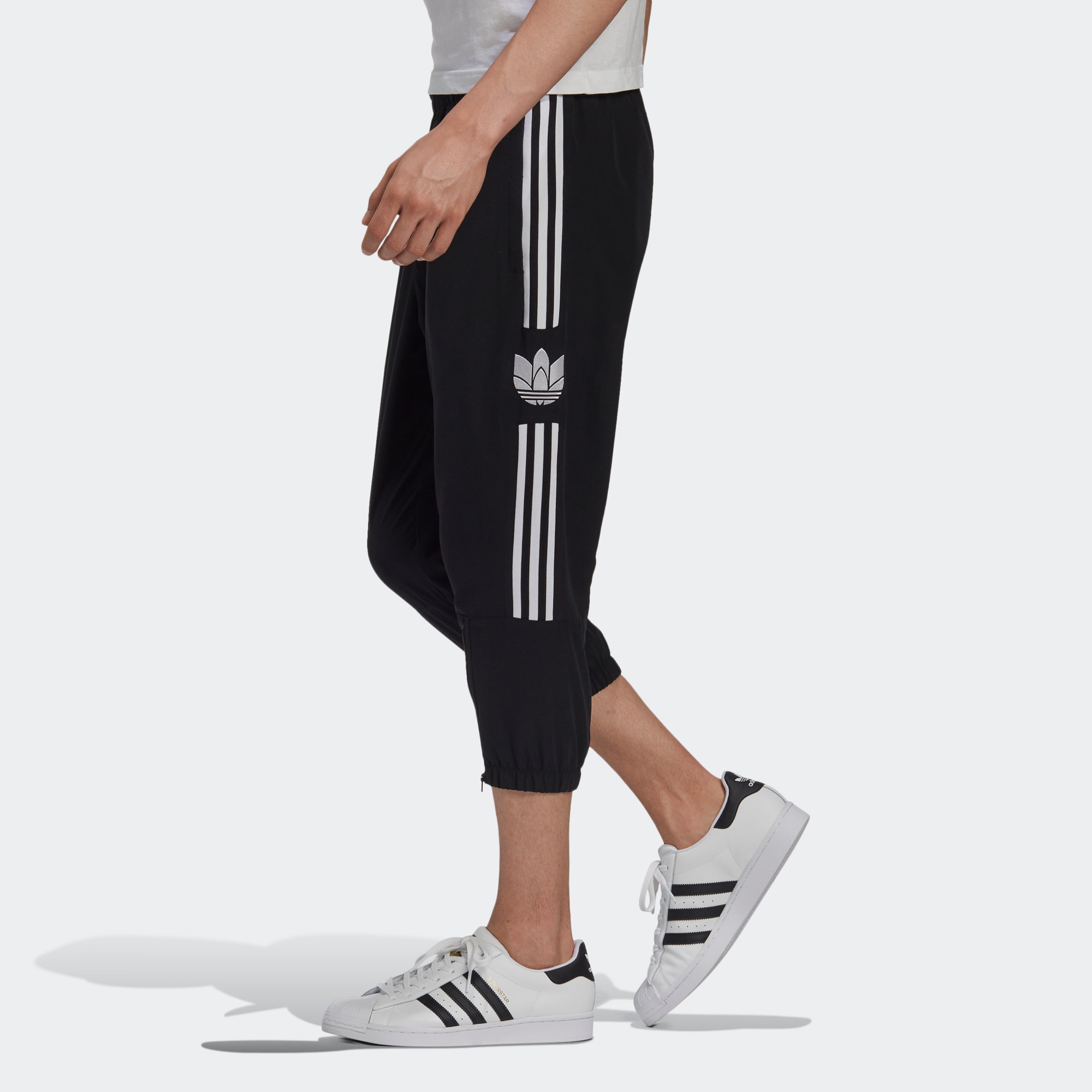 Мужские штаны adidas originals WV 3/4 LOCKUP (черный) — фото 5