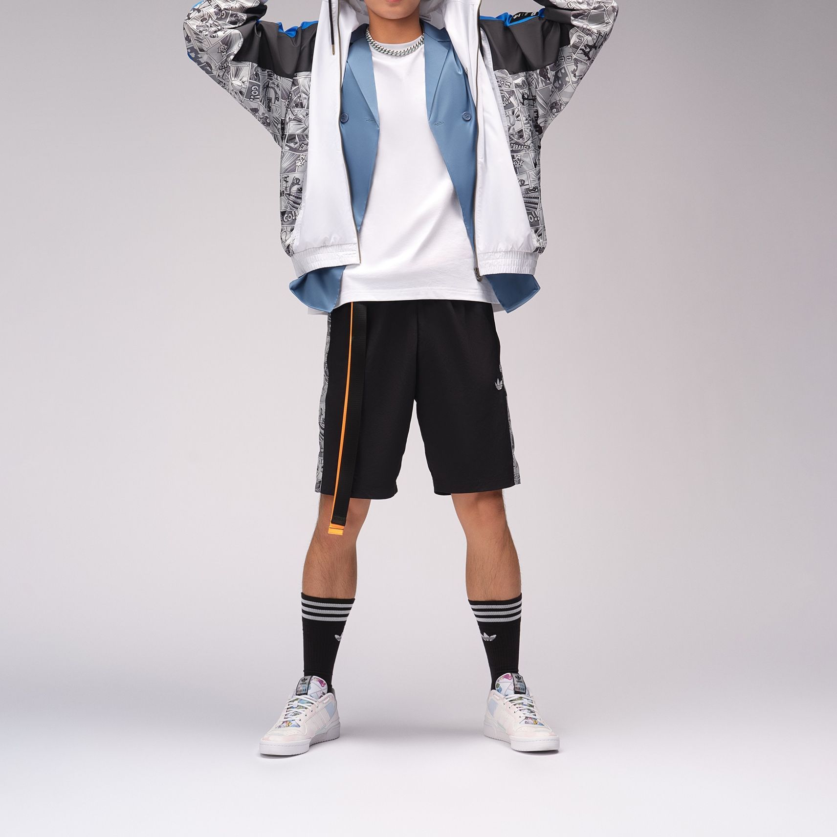 Adidas Originals Manga Sports Shorts Men’s Black Moderate