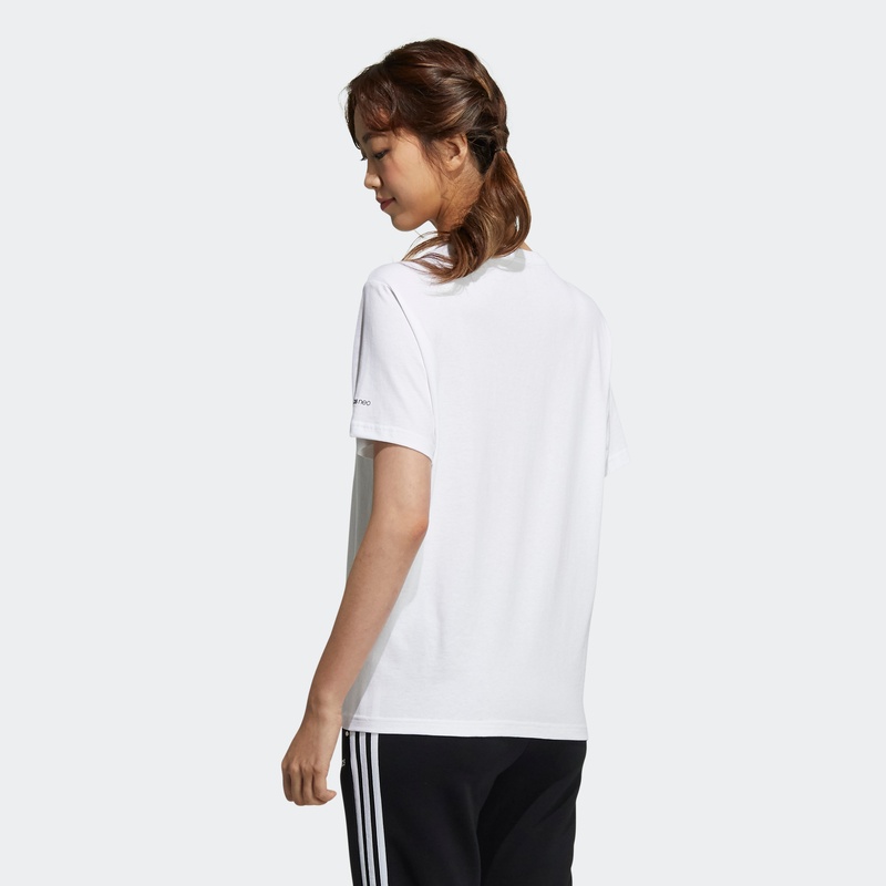 Женская футболка adidas neo W Splf Tee 1 T (белый) — фото 5