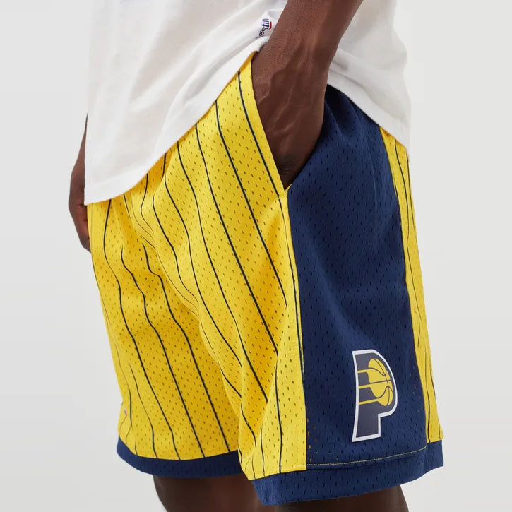 Mitchell Ness x NBA Swingman Basketball Shorts Men’s Yellow