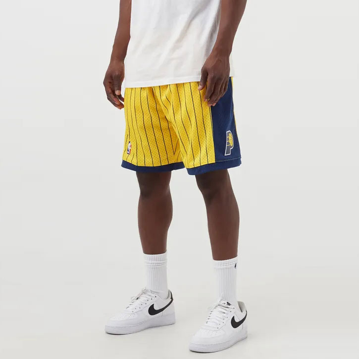 Mitchell Ness x NBA Swingman Basketball Shorts Men’s Yellow
