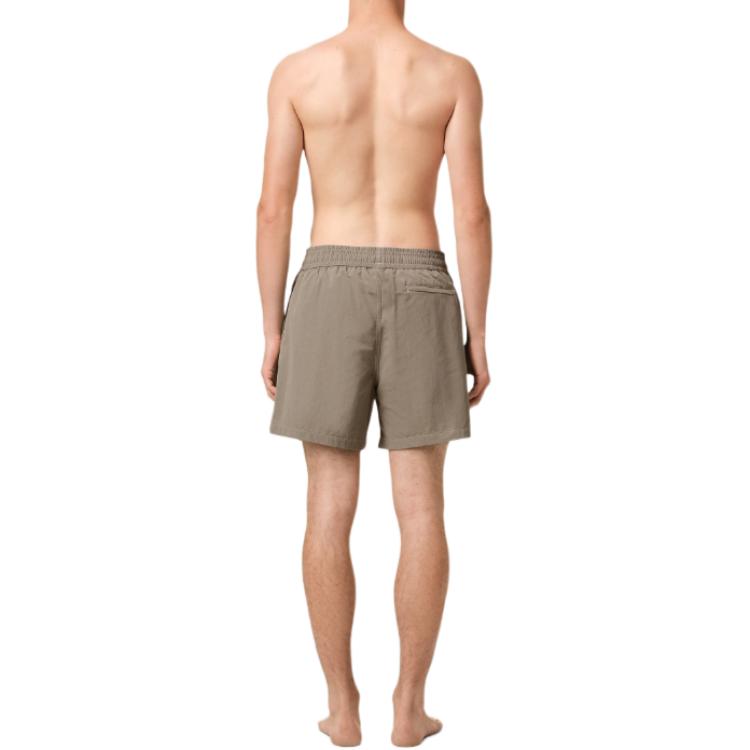 Ami Paris Logo Embroidered Beach Shorts