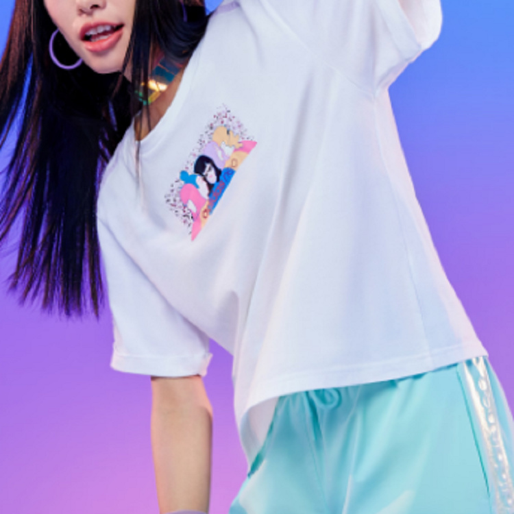 Женская футболка adidas neo T (белая) — фото 5