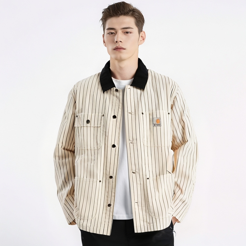 куртка Palace x Carhartt WIP FW23 Logoк (бежевый) — фото 3