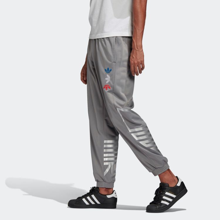 Мужские спортивные брюки adidas Metallic Track Pants (серые) — фото 6