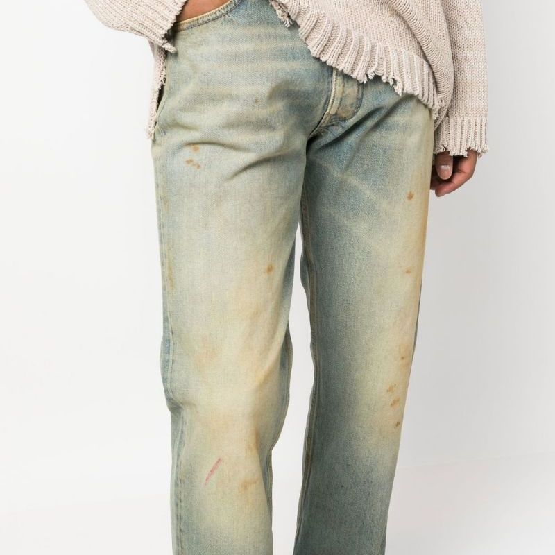 Штаны Maison Margiela FW22 (светло-синий) — фото 6
