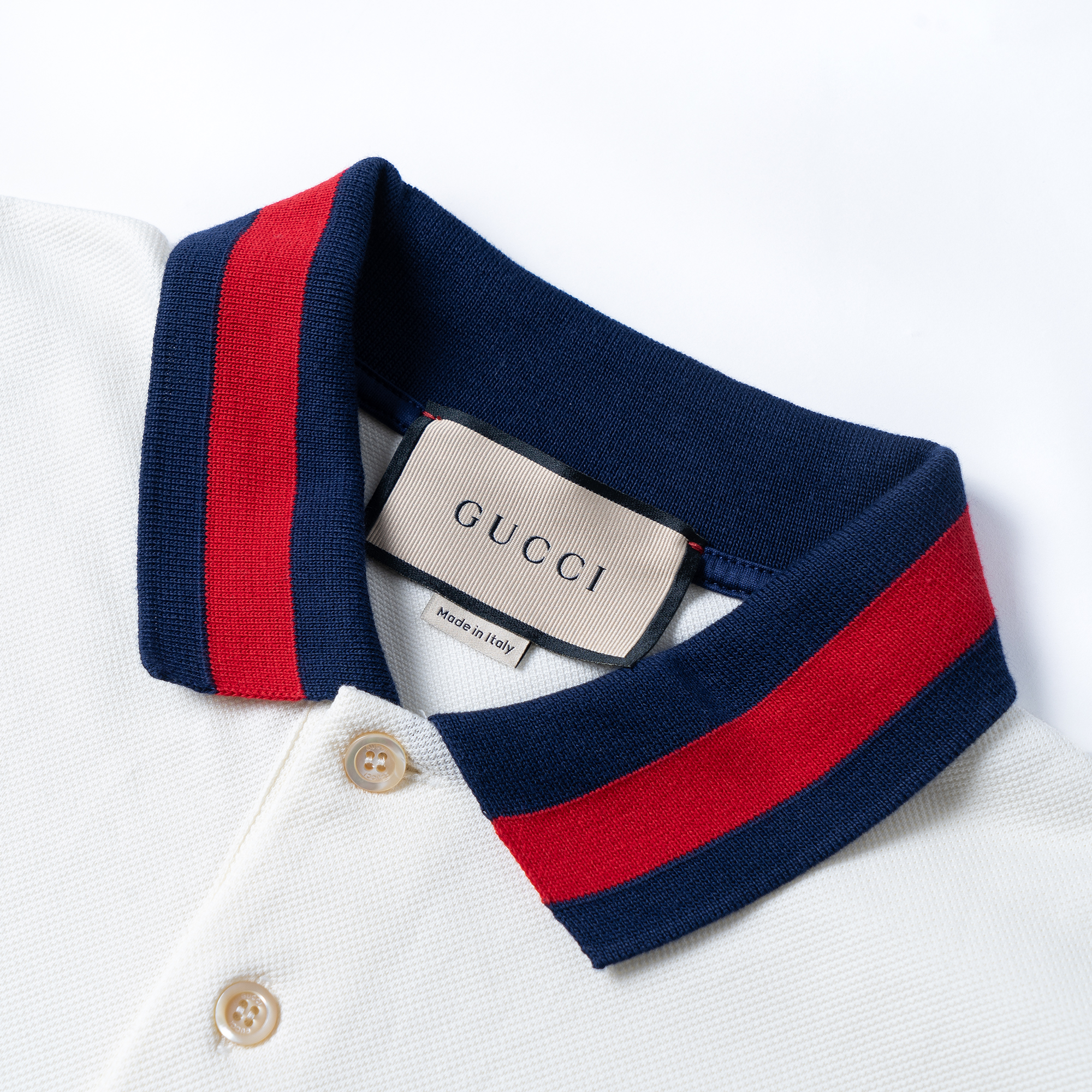 Мужская футболка Gucci (белая) — фото 6