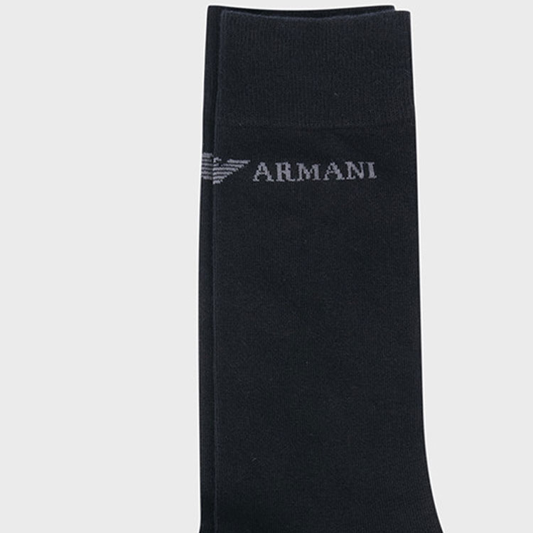 EMPORIO ARMANI Knee High Socks Men’s 3 Pack Black