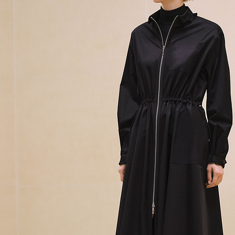 Женское платье Hermes FW24 (черное) — фото 3