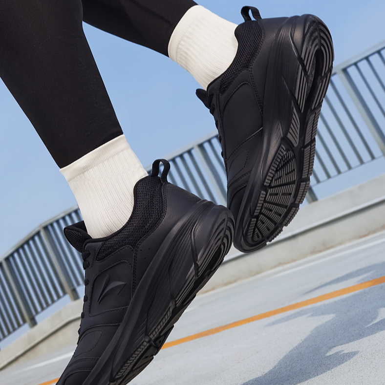 361° Cushioning Lightweight Cushioning Lightweight Low top Casual Running Shoes Men’s Obsidian Black