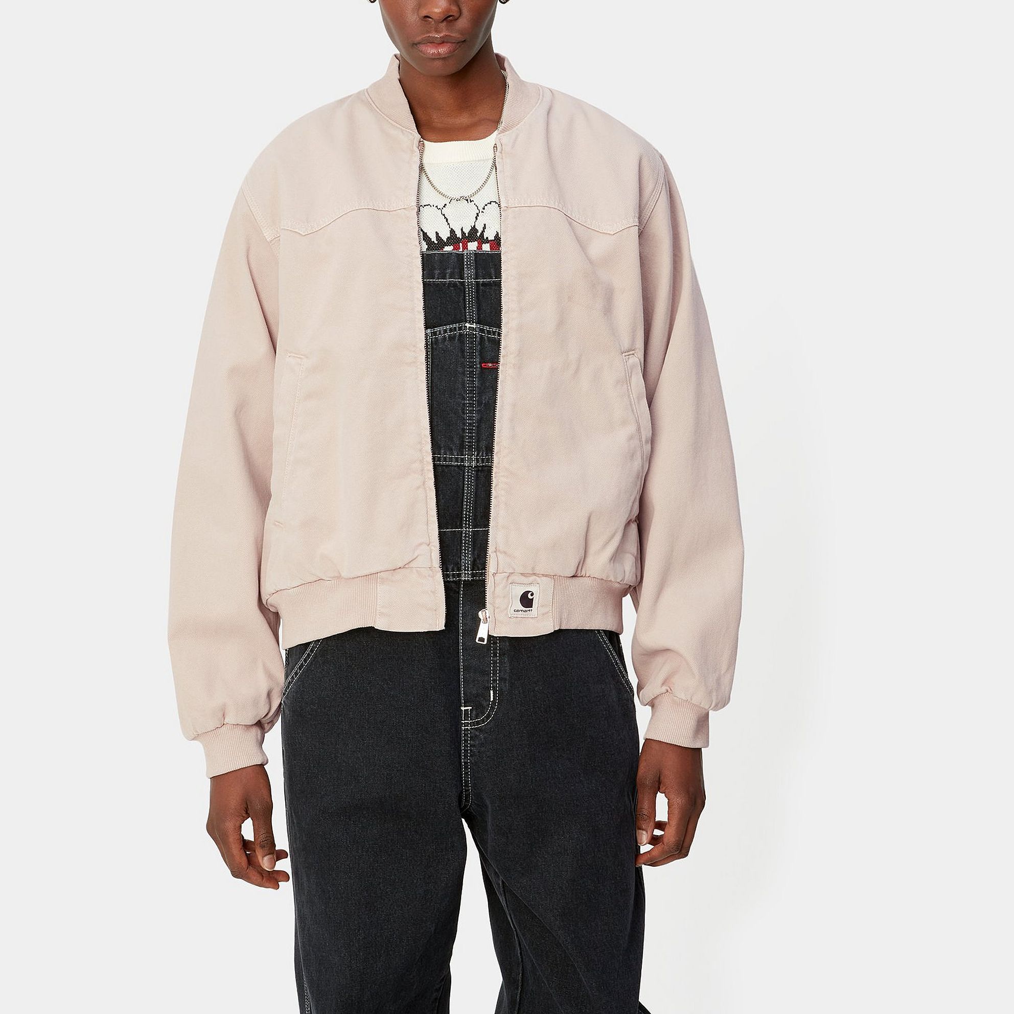 Куртка Carhartt WIP SS24 W' OG Santa Fe Bomber (бежевый) — фото 3