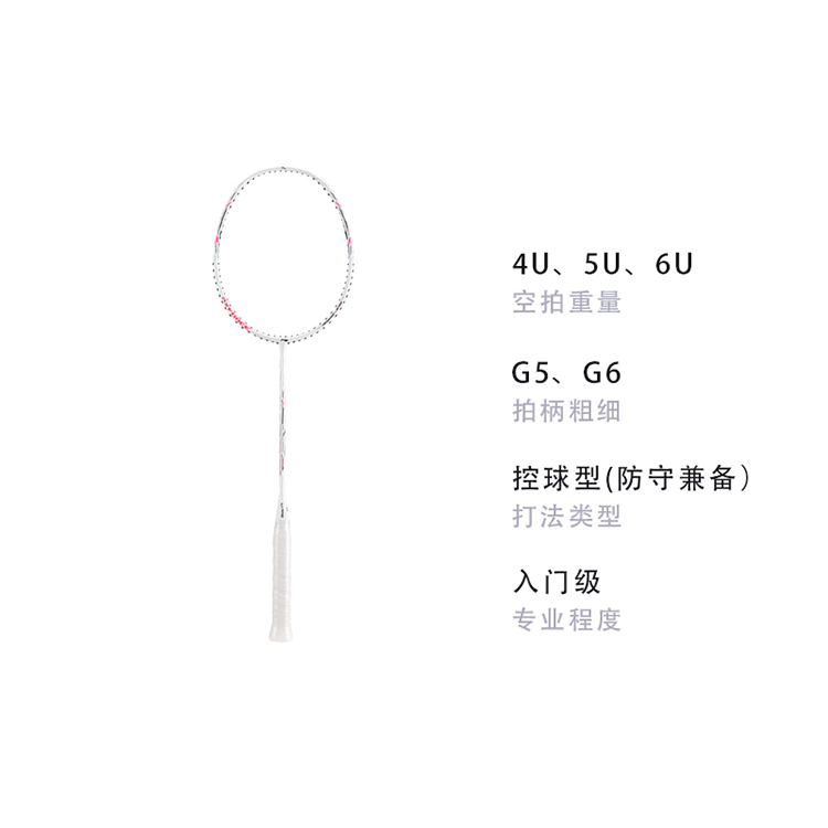 Li Ning Thunder Mini Cannon Full Carbon Badminton Rackets Offensive Type Heavy Head, Stiff Shaft Entry level