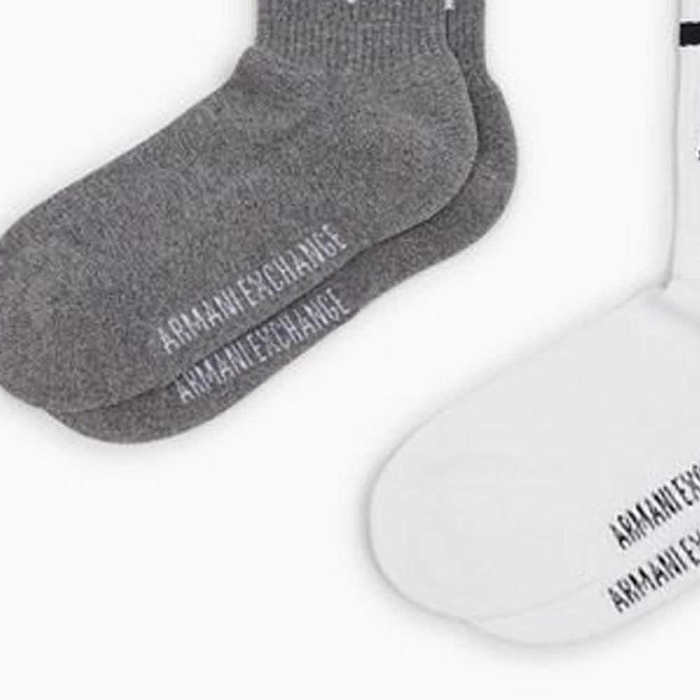ARMANI EXCHANGE Crew Socks Men’s 2 Pack