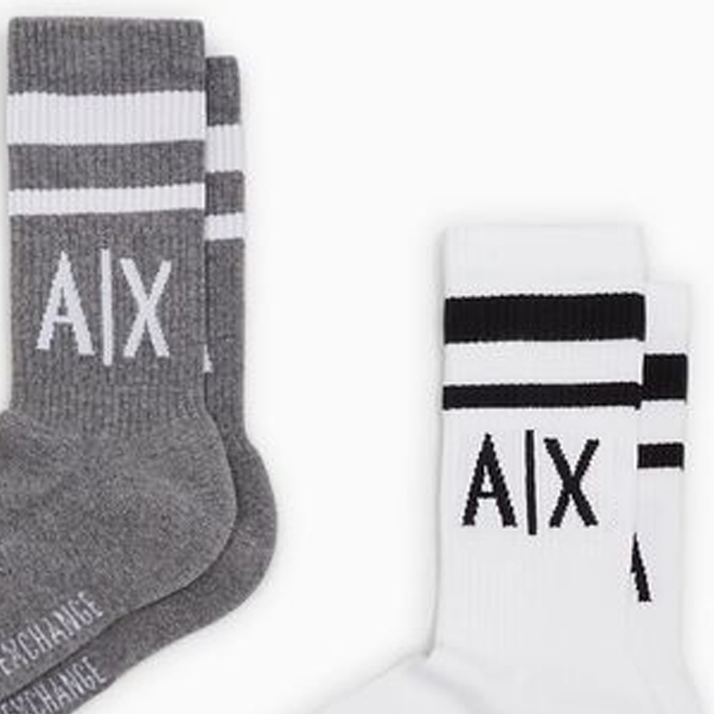 ARMANI EXCHANGE Crew Socks Men’s 2 Pack