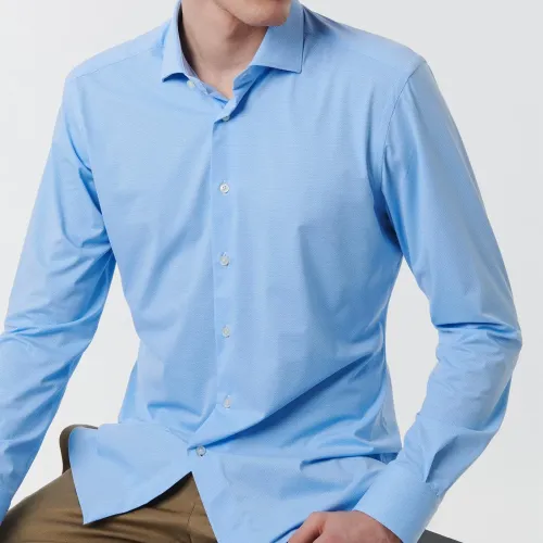 XACUS Blue Мужские Рубашки