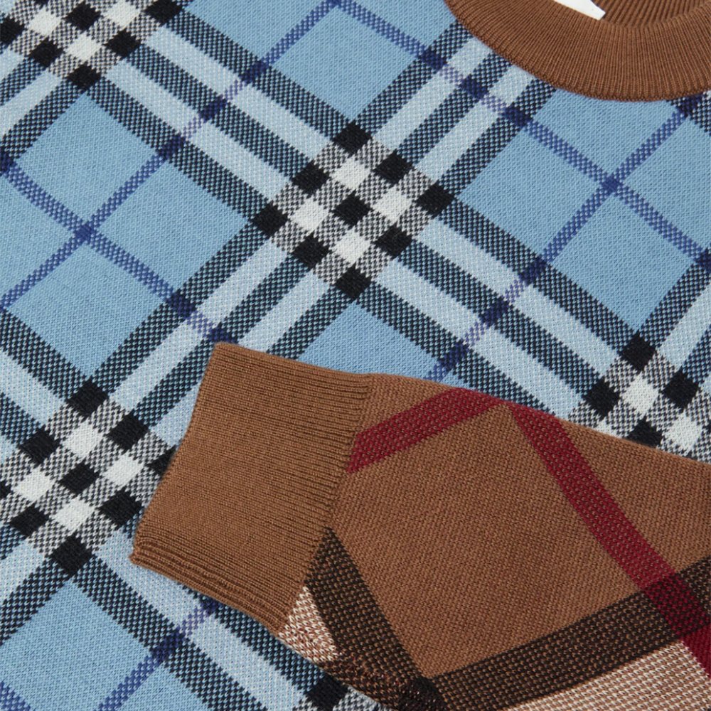 Детский свитер Burberry (синий) — фото 6