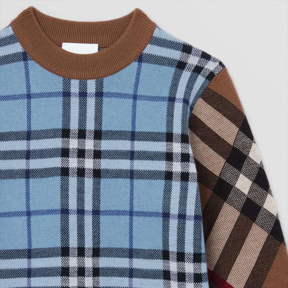 Детский свитер Burberry (синий) — фото 7