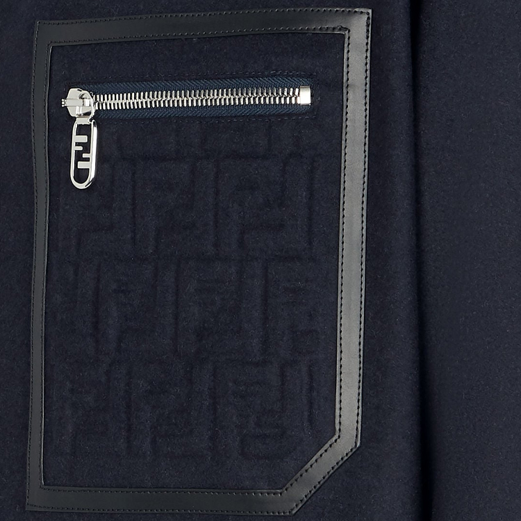 Мужская куртка Fendi (синий) — фото 5