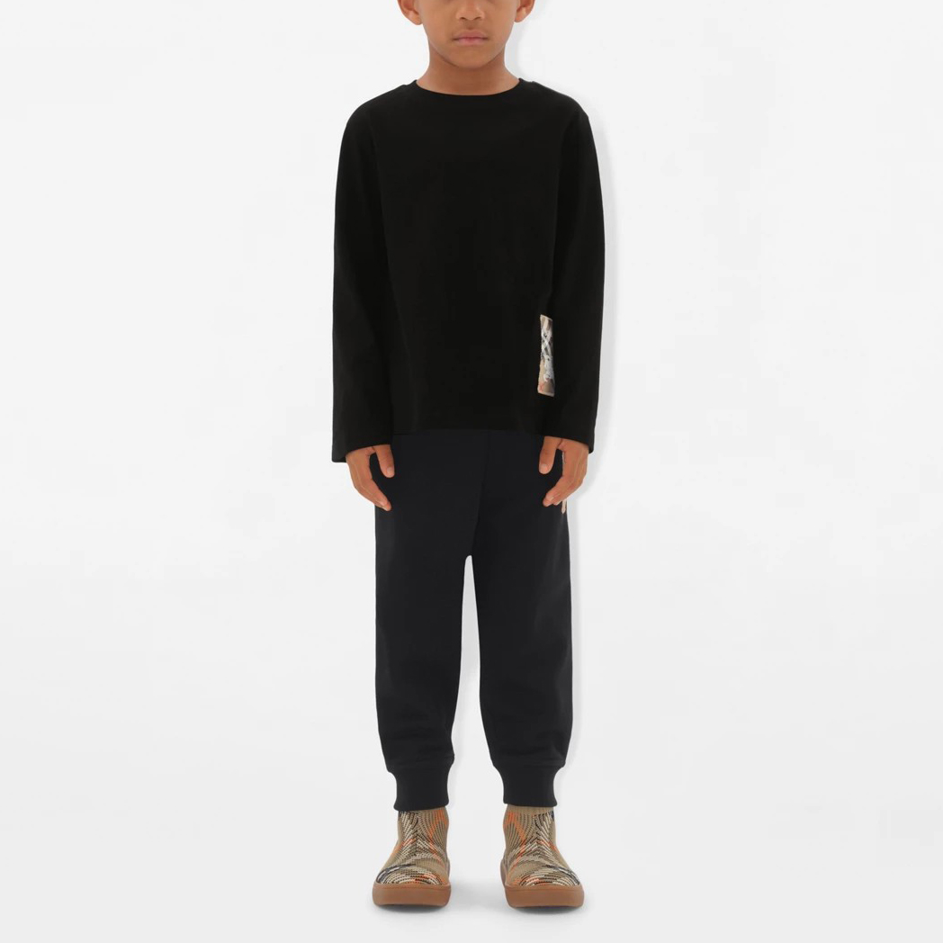 Футболка Burberry BurberryT (черная) — фото 3
