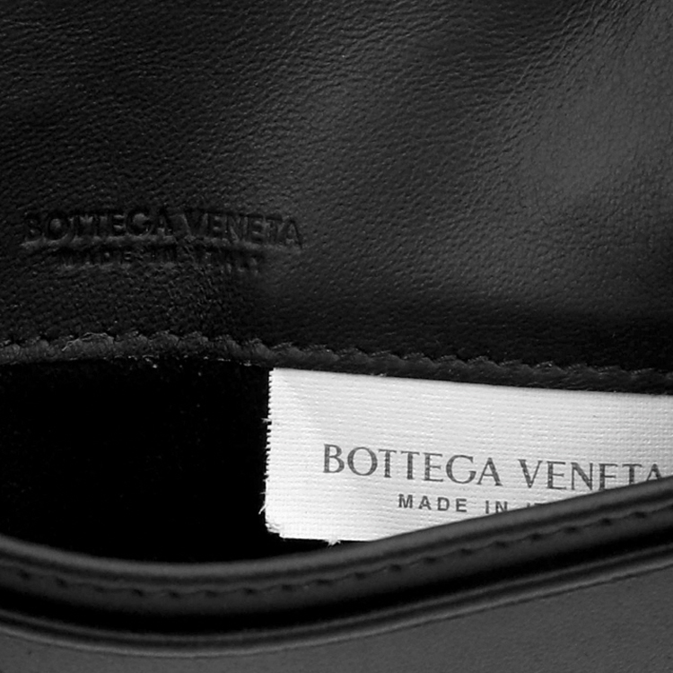 Мужской кошелек Bottega Veneta (черный) — фото 6