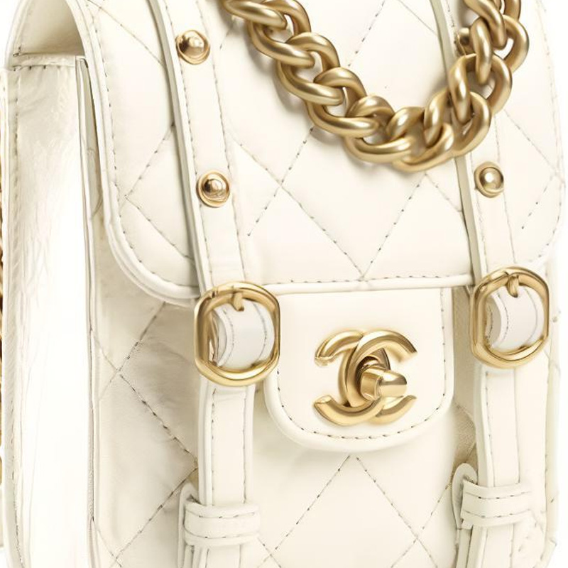 Женская сумка Chanel (белая) — фото 4