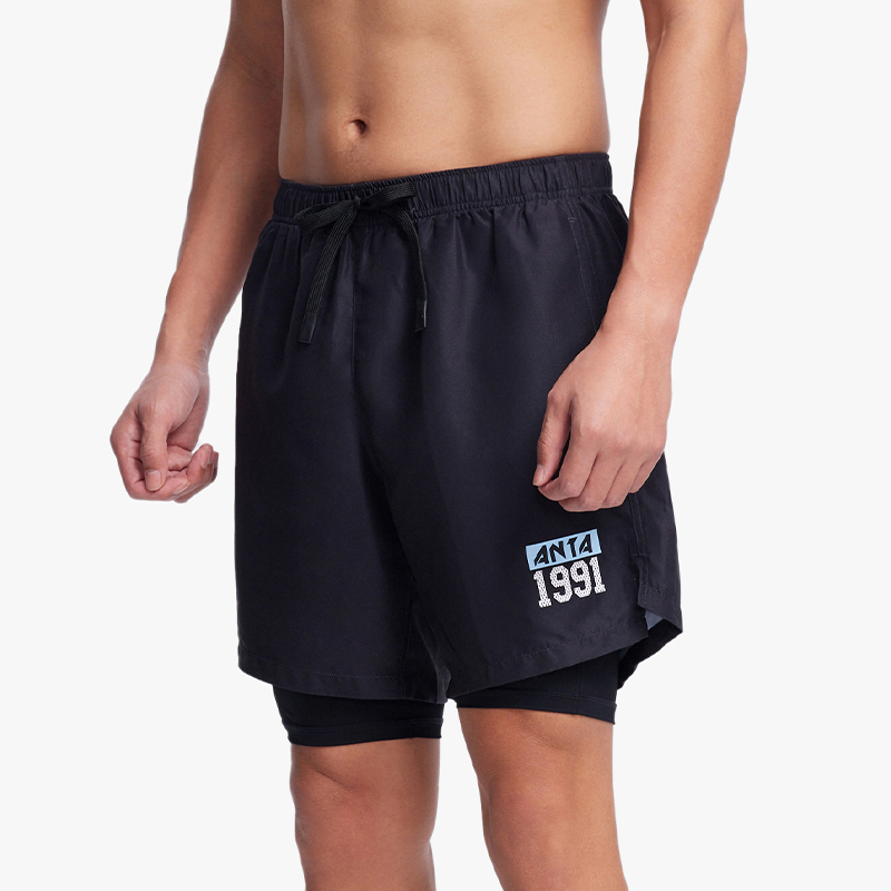 Anta Swimming Shorts Men’s Basic Black