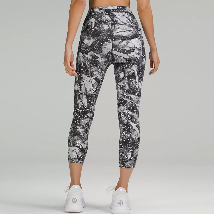 Lululemon Swift Speed Sports Pants Women’s Gray Silver Reflective Multi Color/Take Flight