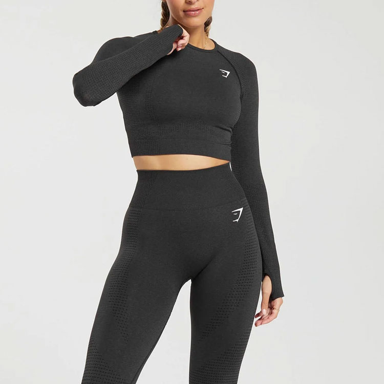 GYMSHARK Workout Clothing Unisex Black Marlstone