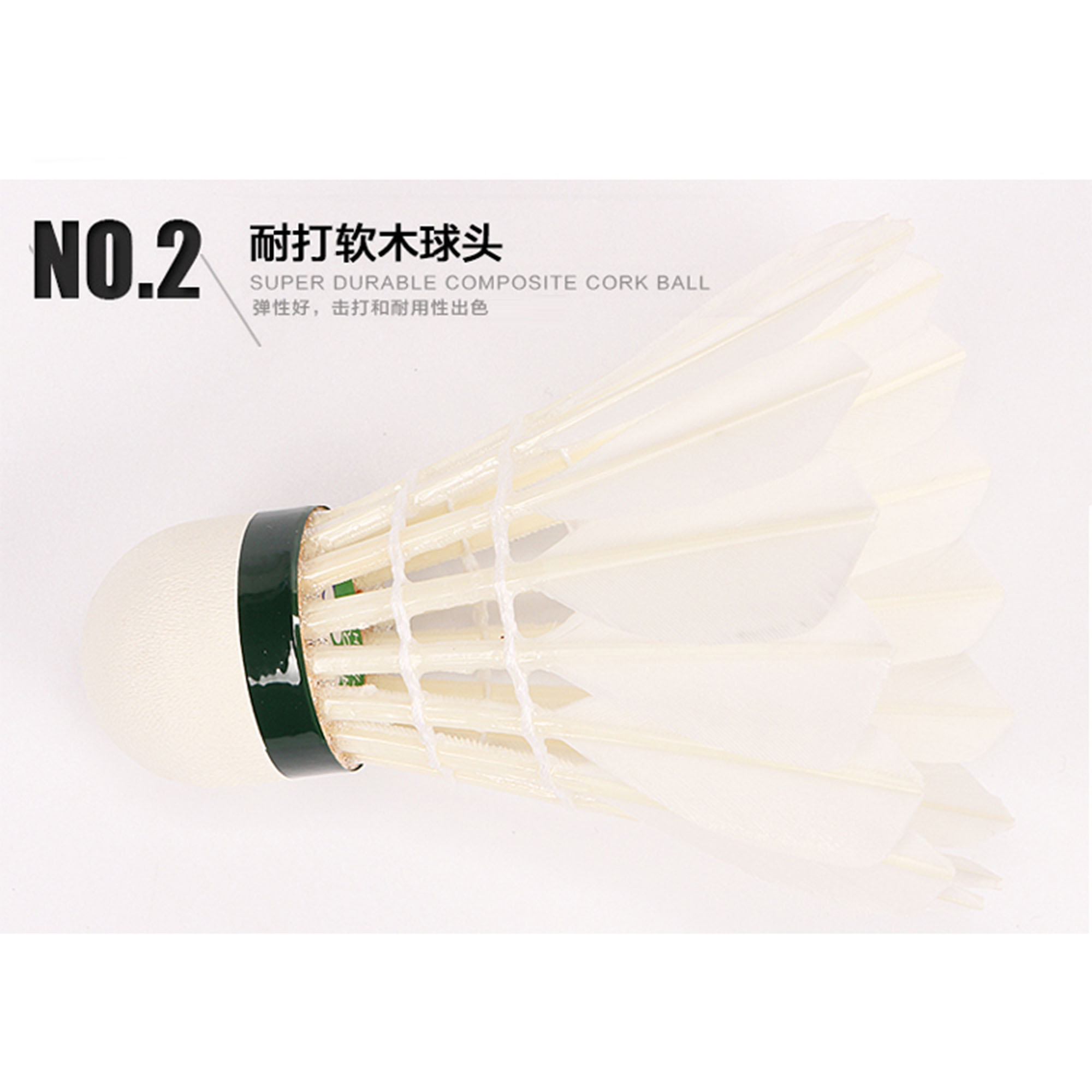 YONEX AS50 Goose Feather Shuttlecock 12 Pack Goose Feather Match Ball Shuttlecocks