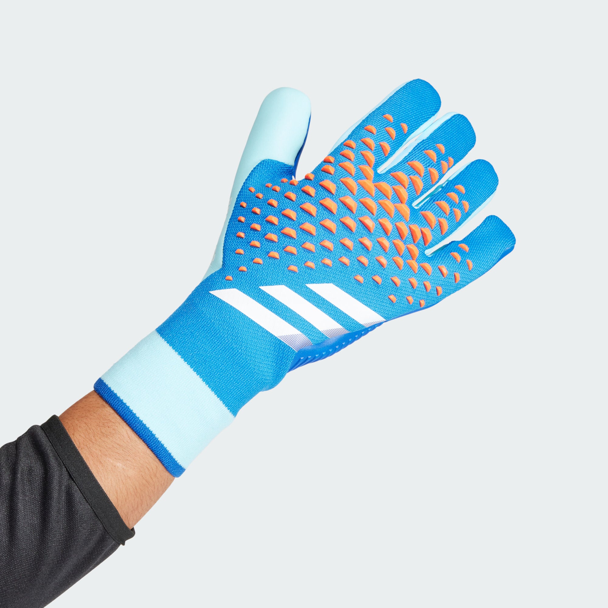 Adidas Goalkeeper Gloves Rubber Foam Abrasion Resistant Outdoor