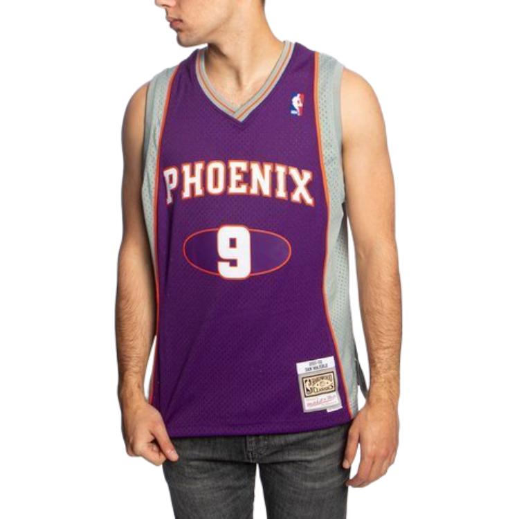 Mitchell Ness Basketball Jerseys Men’s Purple Moderate Other